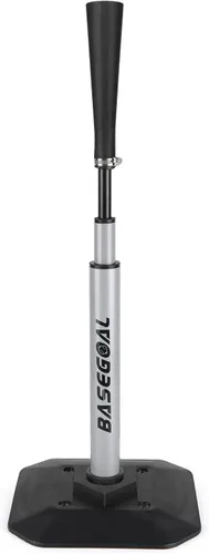 Miniatura 7 de BaseGoal Baseball & Softball Batting Tee,Portable Hitting Tee,with Heavy Duty Base,Rolled Flexible Rubber Top,Adjustable Height for Kids or Adults