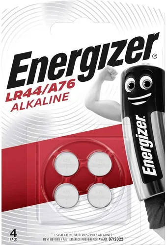 Miniatura 3 de Energizer Pilas alcalinas LR44/A76, 1.5V, paquete de 4