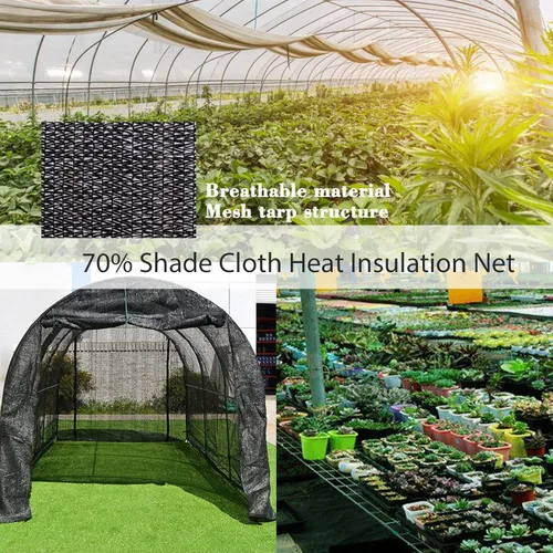 Miniatura 2 de UCINNOVATE Tela de protección solar para invernadero, 70 % de malla para invernadero, tela de malla de 10 x 10 pies, protección solar, resistente a