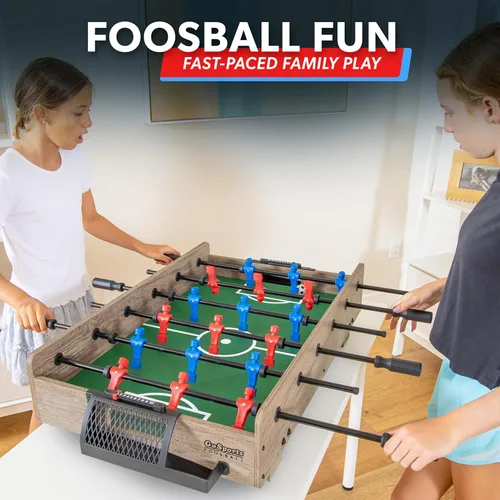 Miniatura 2 de Juego de futbolín de mesa GoSports de 32 pulgadas - Roble o Negro Tabletop