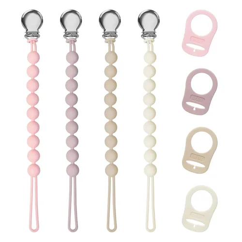 Miniatura 8 de Clips para chupetes para bebé, niña, niño, soporte de silicona para chupetes MAM, artículos esenciales para baby recién nacido, regalo de cumpleaños