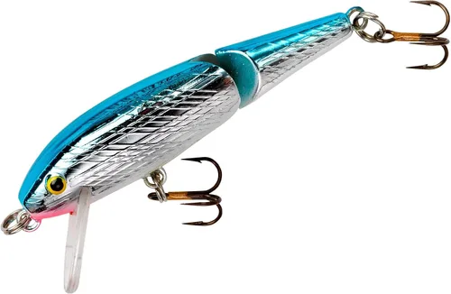 Miniatura 3 de Rebel Lures Señuelo de pesca de pececillo articulado en forma de cangrejo Plateado/Azul