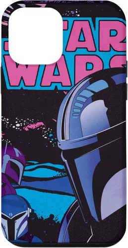 Miniatura 16 de Carcasa de cómic retro para iPhone 16 Star Wars The Mandalorian Bounty Hunters
