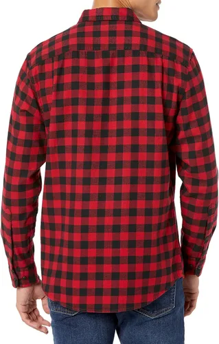 Miniatura 2 de Tienda Essentials - Camisa de franela de manga larga para hombre (disponible en tallas grandes y altas)