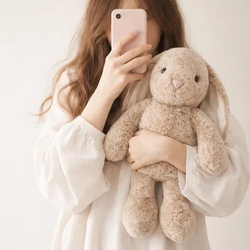 Miniatura 3 de WEIGEDU Animales de peluche de conejo para niños, niñas, niños, bebés, regalo de cumpleaños, regalo para la hora de dormir, 45 cm Floppy Ears