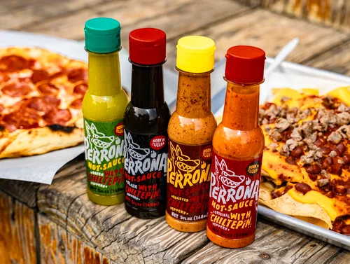 Miniatura 8 de La Perrona Botella de salsa picante chiltepin asada de 5 onzas Tatemada Chiltepin Pepper Salsa Picante Extra picante Hecho a mano Paquete