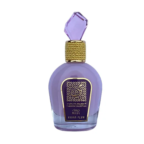 Miniatura 3 de Lattafa Thameen Collection Musk Sugar Plum Eau de Parfum en espray para mujer, 3.4 onzas