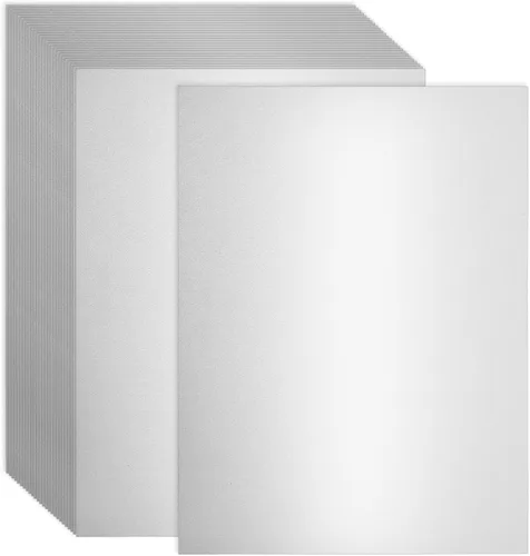 Miniatura 8 de 300 hojas de cartulina brillante de 8.5 x 11 pulgadas, papel de impresora de doble cara de 92 libras, papel perlado para invitaciones, certificados