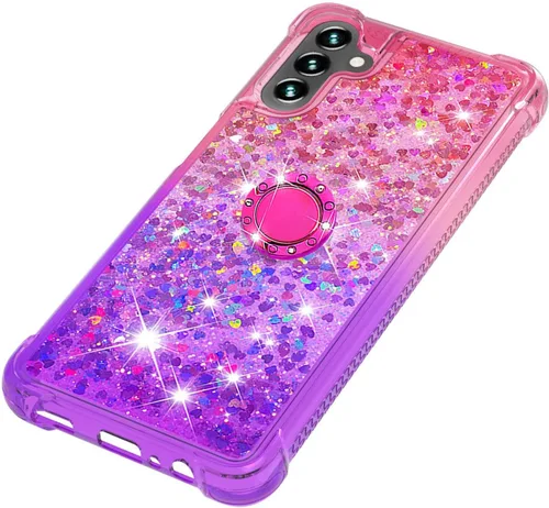 Miniatura 4 de Funda para Samsung Galaxy A13 5G, Gradient Quicksand Series Glitter Bling Flowing Liquid Flotante TPU Bumper Cushion Reforzado Corners Women Phone