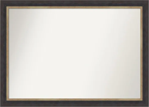 Miniatura 172 de Amanti Art Espejo personalizado, espejo de baño negro Astor, espejo de pared o espejo de tocador de baño sobre el fregadero (25 x 25 pulgadas)
