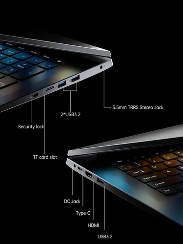 Miniatura 9 de MALLRACE Laptop,18.5 Inch Laptops Computer with 7000 mAh Battery,AMD Ryzen 4300U (up to 3.7GHz),16GB DDR4 RAM 512GB SSD,AMD Radeon