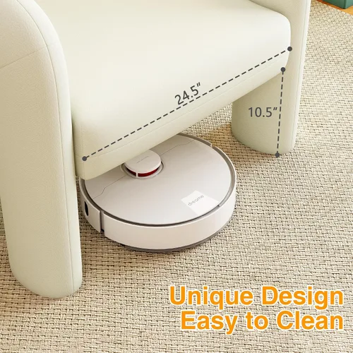 Miniatura 6 de LSSPAID Sillas decorativas, sillones tapizados de tela de línea moderna, cómoda silla de lectura para ocio, sillón individual esponjoso para sala