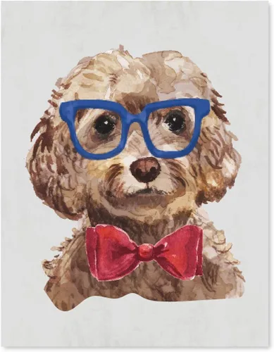 Miniatura 37 de Andaz Press Póster impreso para pared de perro, 8.5 x 11 pulgadas, Shih Tzu en lazo rosa, 1 paquete, regalo de cumpleaños de Navidad, sin marco