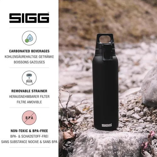 Miniatura 3 de SIGG - Frasco aislado - Thermo Hot & Cold ONE Light - Filtro de fruta- Sin BPA - Acero inoxidable - 19 Oz