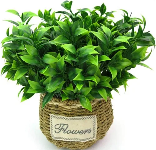 Miniatura 3 de meiyuan Árbol de higuera artificial de hoja de violín, hojas falsas de ficus lyrata, higuera sintética en maceta para interiores y exteriores, casa