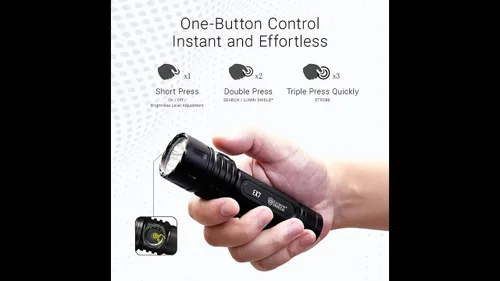 Miniatura 5 de Nitecore EX7 Linterna de 6,000 lúmenes – Linterna recargable de alto rendimiento con foco, luz de inundación, mixta – Carga rápida USB-C, alcance