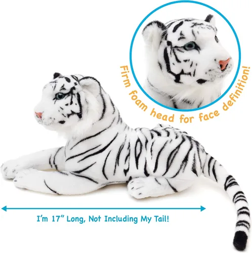 Miniatura 2 de TigerHart Saphed El Tigre Blanco - Peluche de 17 Pulgadas