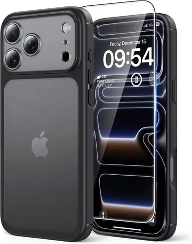 Miniatura 122 de TAURI Funda magnética 2 en 1 transparente para iPhone 14 Pro, compatible con Magsafe [no amarillenta] con protector de pantalla, protección de grado