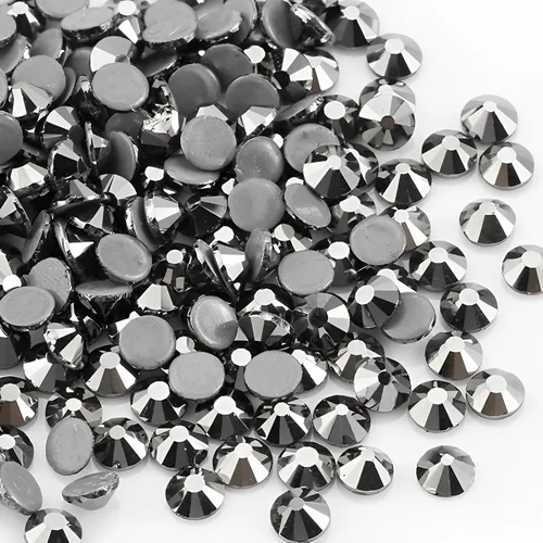 Miniatura 36 de 2880 diamantes de imitación termoadhesivos de imitación de cristal con parte trasera plana para manualidades, manualidades, ropa, zapatos
