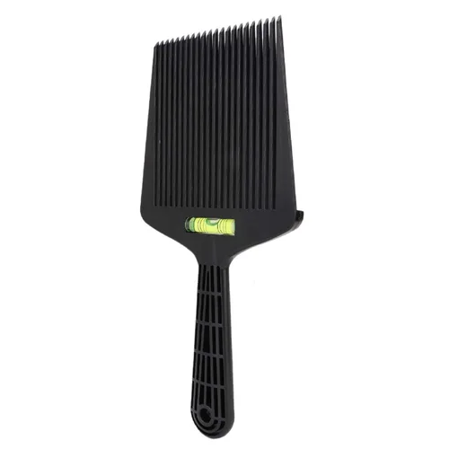 Miniatura 6 de Peine de pelo guía plana – Ajuste de ángulo de corte de barbero, peine de dientes anchos herramienta de peinado para salón en casa