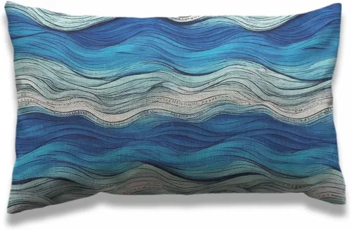 Miniatura 9 de AOYEGO Funda de almohada decorativa 12x20 pulgadas con diseño de aguacate haciendo ejercicio con aro hula hoop, fundas de almohada rectangulares
