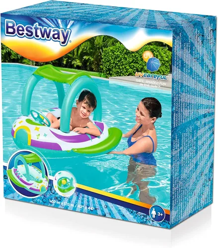 Miniatura 8 de Bestway Flotador inflable para niños Flotador inflable para piscina, flotador de natación, juguetes de piscina para niños y niñas