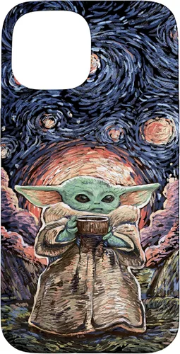 Miniatura 6 de Star Wars: The Mandalorian The Child Starry Night Style - Carcasa para iPhone 17
