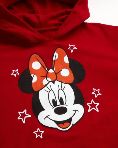 Miniatura 3 de Disney Sudadera con capucha de Minnie Mouse para niñas - Playwear Fleece Pullover (talla 2T-7)