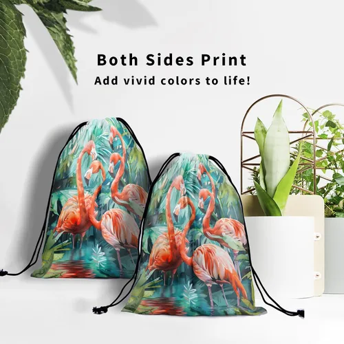 Miniatura 35 de Bolsa de agarre de gimnasia de piel de animal, bolsa de gimnasia con cordón ajustable, bolsa de cuerda para fauna silvestre, Mariposas Galaxy