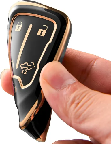 Miniatura 4 de ELOHEI Funda para llavero para Chevy, accesorios de funda para llavero para Chevrolet Silverado Suburban Tahoe GMC Acadia Sierra Terrain Yukon