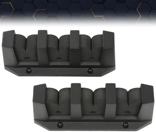 Miniatura 4 de PIT66 Soporte de caña de pescar montado soporte de caña horizontal 3 Barco de pesca Gear Pole Storage Holder Mount Plastic