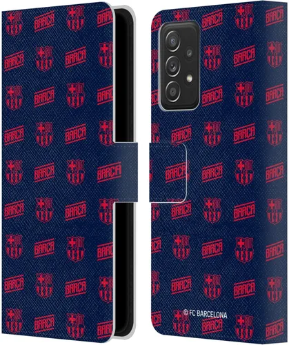 Miniatura 64 de Head Case Designs Funda de piel con licencia oficial del FC Barcelona Barca Crest Graphics para Samsung Galaxy A06 4G