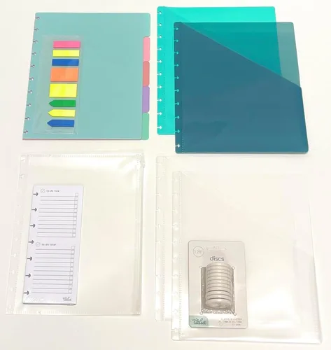 Miniatura 26 de Talia - Repuestos para cuaderno de espiral (páginas punteadas, Junior (5.5 x 8.5 pulgadas))