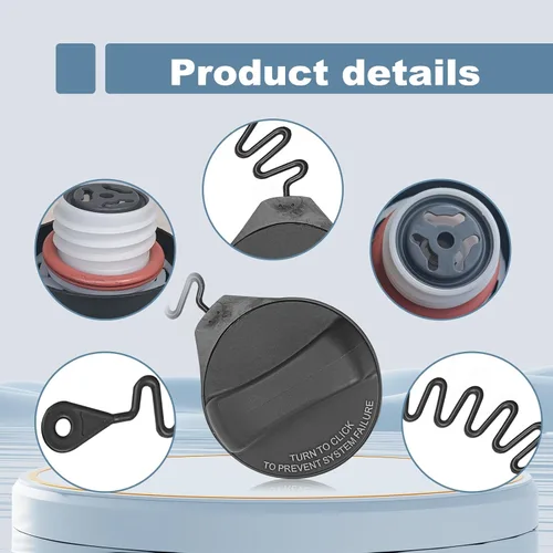 Miniatura 2 de Tapa del depósito de combustible, tapa de llenado de gasolina compatible con Volvo XC60 XC70 XC90 S60 S80 V60 V60 Cross Country V70 Vehículos