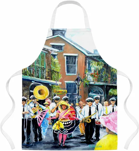 Miniatura 15 de Caroline's Treasures Apron Cooking Kitchen Server Baking Crafts Gardening for Adult Women Men, Unisex, Large, Multicolor