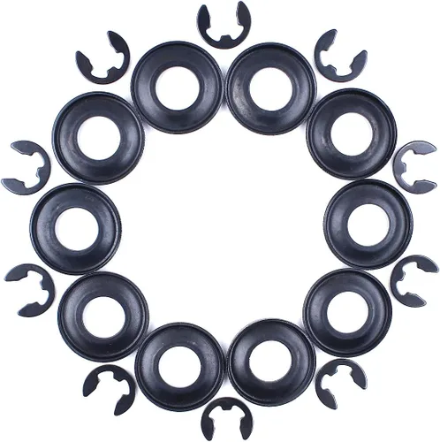Juego de 10 arandelas de embrague E-Clip para motosierra Husqvarna 362 365 371 372 385 390 570 575 576 XP motosierra #503 75 24-01/503 27 21-01