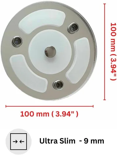 Miniatura 5 de Marvix Lámpara de techo LED RV de 12 V 24 V, foco regulable de día/noche, interruptor táctil azul/blanco, foco de techo controlado - Iluminación