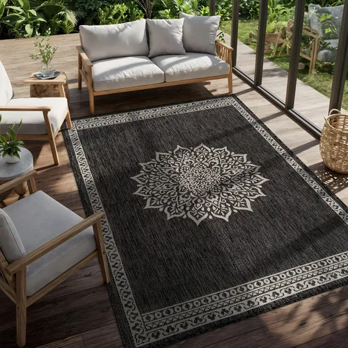 Miniatura 41 de CAMILSON Alfombra para exteriores, alfombras modernas para patios interiores y exteriores, tapetes de cocina y pasillo, alfombra lavable para porche