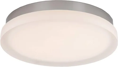 Miniatura 5 de WAC Lighting Slice - Montaje empotrado redondo LED de 15 pulgadas, 2700 K en níquel cepillado