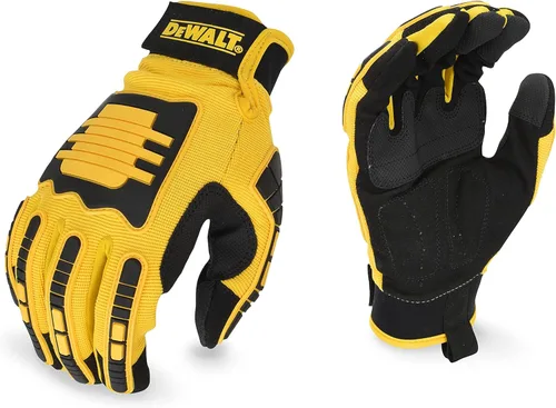 DEWALT DPG781 Guante de trabajo mecánico de rendimiento con protección contra impactos TPR y agarre antideslizante