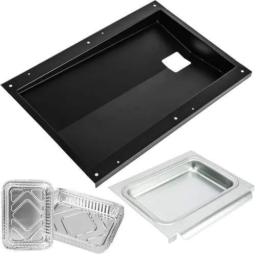 Miniatura 9 de Bandeja de goteo para parrilla Nexgrill 720-0830H para bandeja de grasa de repuesto Nexgrill Reemplazo de bandeja/caja de grasa para Nexgrill