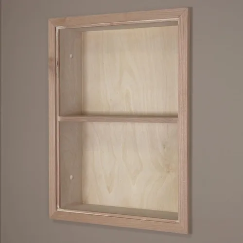 Miniatura 2 de Sloane 14x24 - Reemplazo de gabinete de medicina de nicho de pared empotrado, estante de inserción de gabinete de baño en la pared, fabricado