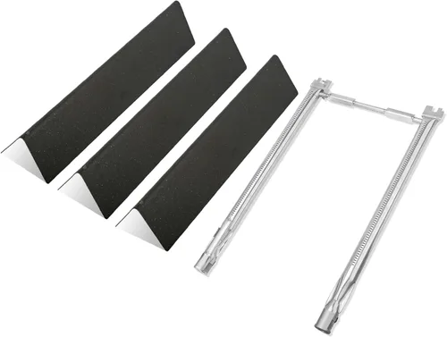 Piezas de repuesto para parrilla Weber Spirit, barras aromatizantes 7635 de 15.3 pulgadas y quemador 69785 para Weber Spirit I y II 200 con control
