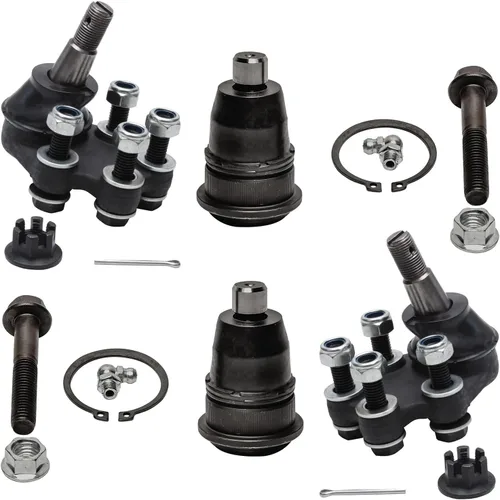 Miniatura 15 de Detroit Axle - Kit de rótulas delanteras para Ford 2003-2006 Crown Victoria Lincoln Town Car Mercury Grand Marquis 2003-2004 Marauder, reemplazo