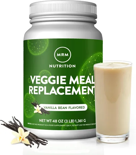 Miniatura 8 de MRM Proteína nutritiva de reemplazo de comida vegetariana Sabor a chocolate moca 0.78 oz de proteína completa a base de plantas Comida sobre