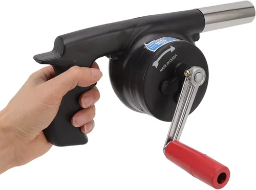 Miniatura 6 de Ventilador de barbacoa para cocinar al aire libre, soplador de aire portátil ligero y portátil, ahorro de tiempo, soplador de barbacoa ABS duradero
