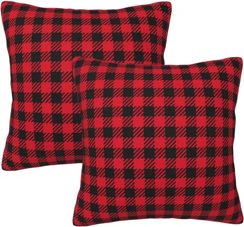 Miniatura 17 de Fiokroo Juego de 2 fundas de almohada cuadradas para sofá, dormitorio, sala de estar, automóvil, 16 x 16 pulgadas