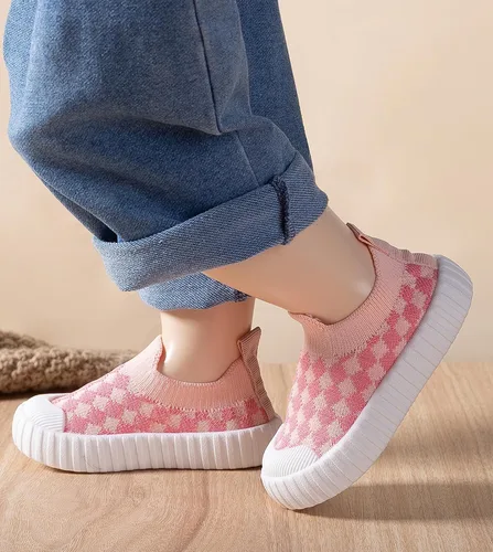 Miniatura 2 de SEBELLST Zapatos de bebé para niños y niñas, zapatillas antideslizantes y transpirables, suela plana de goma suave, zapatillas de malla casual
