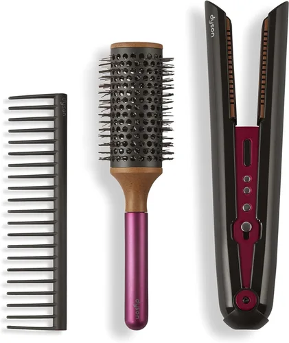 Casdon Dyson Corrale Styling Set | Plancha de juguete segura para niños de 3 años en adelante | Cuenta con luces y sonidos realistas