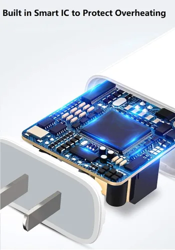 Adaptador de corriente Supercharge de Huawei, cargador rápido rápido de 4.5 V 5 A con cable USB tipo C súper cargador para Huawei P20 Pro, P10 Plus,